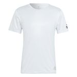Camiseta-Manga-Corta-adidas-para-hombre-Run-It-Tee-M-para-correr-color-blanco.-Frente-Sin-Modelo