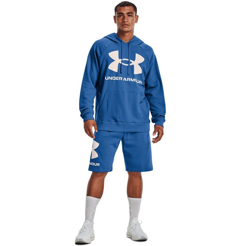 Camiseta-Manga-Larga-under-armour-para-hombre-Ua-Rival-Fleece-Big-Logo-Hd-para-entrenamiento-color-azul.-Outfit-Completo