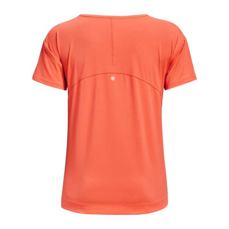 Camiseta-Manga-Corta-under-armour-para-mujer-Ua-Rush-Energy-Core-Ss-para-entrenamiento-color-naranja.-Reverso-Sin-Modelo