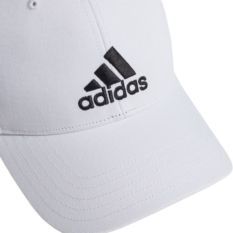 Gorra-adidas-para-hombre-Bball-Cap-Cot-para-entrenamiento-color-blanco.-Detalle-1