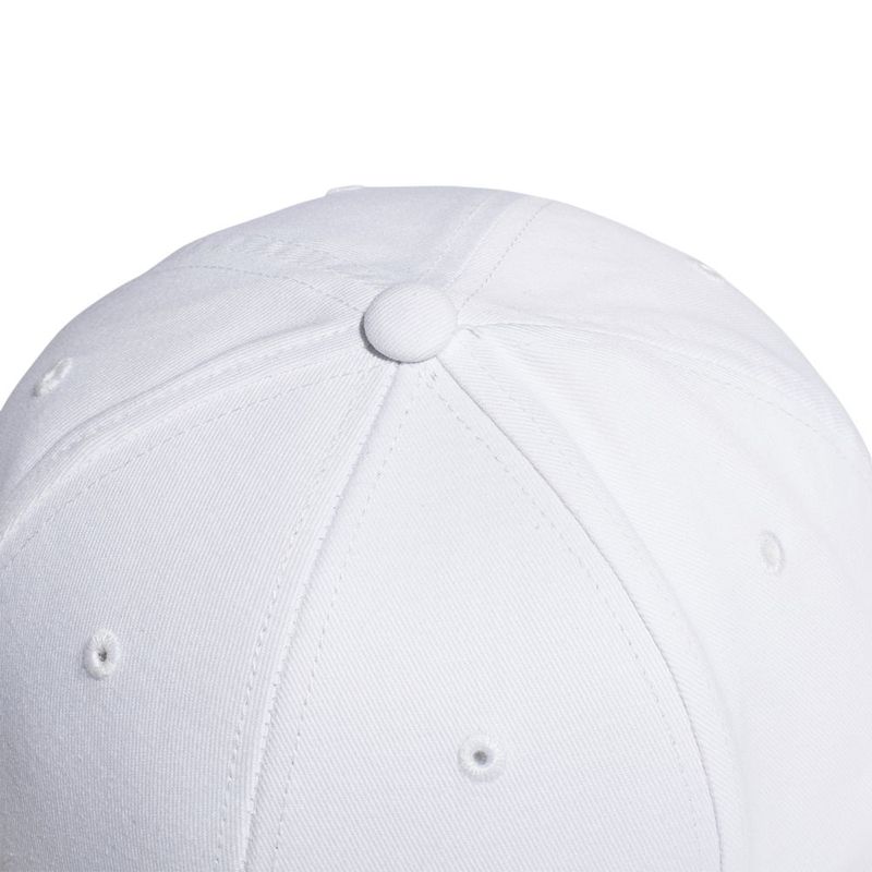 Gorra-adidas-para-hombre-Bball-Cap-Cot-para-entrenamiento-color-blanco.-Detalle-2