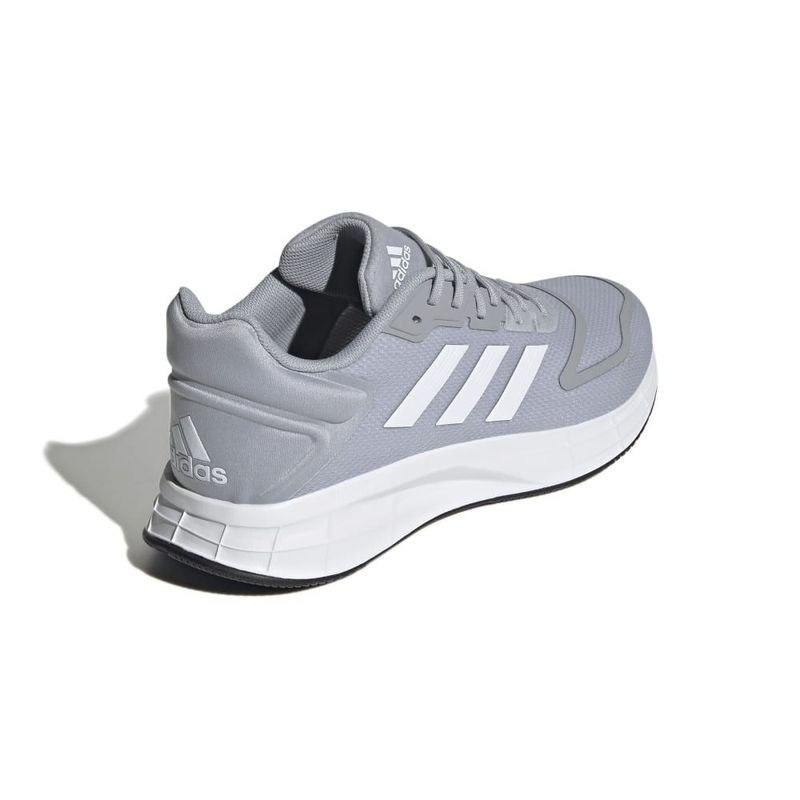 Tenis-adidas-para-hombre-Duramo-10-para-correr-color-gris.-Talon