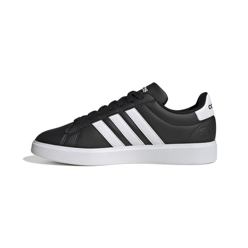 Tenis-adidas-para-hombre-Grand-Court-2.0-para-moda-color-negro.-Lateral-Interna-Izquierda