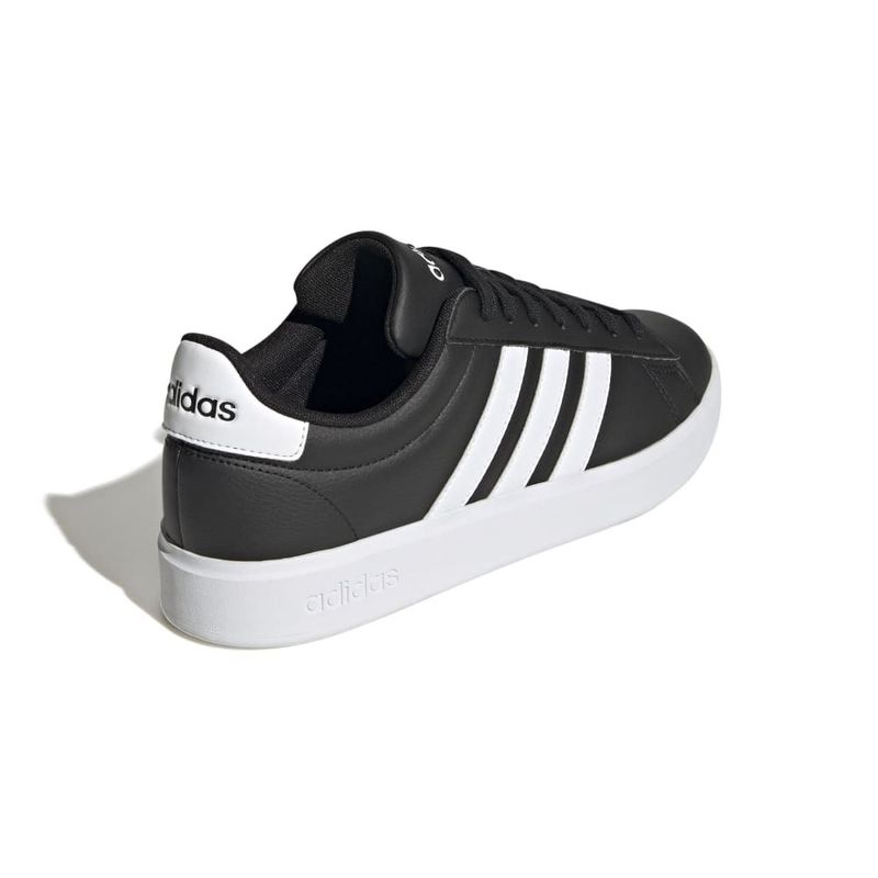 Tenis-adidas-para-hombre-Grand-Court-2.0-para-moda-color-negro.-Talon