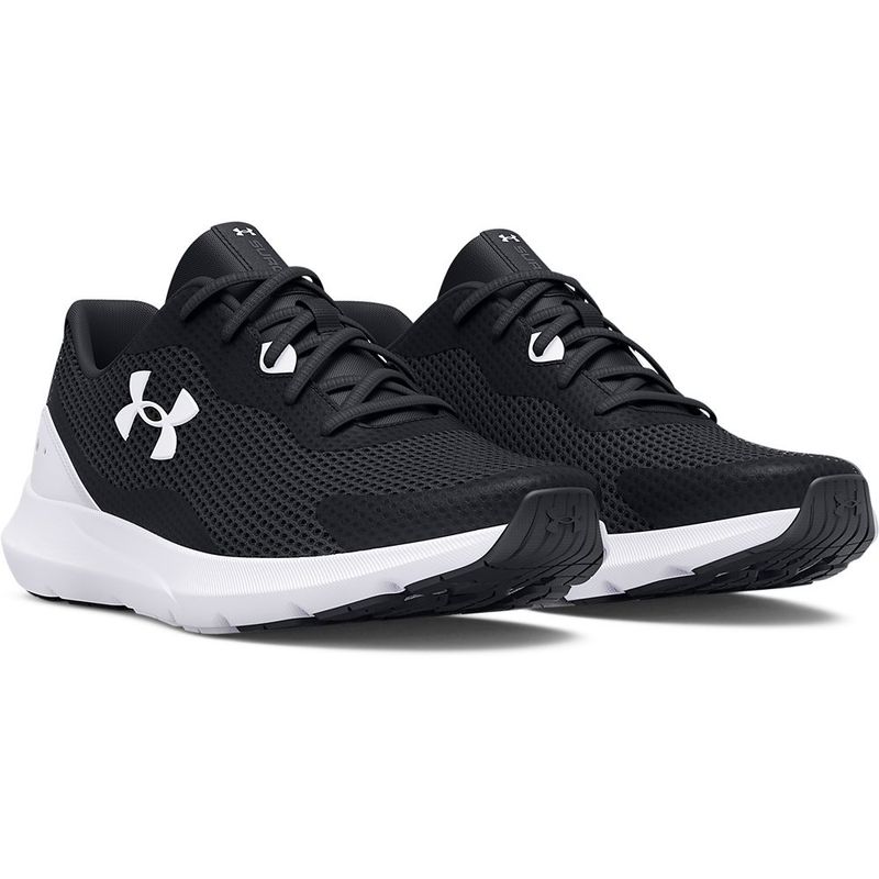 Tenis-under-armour-para-hombre-Ua-Surge-3-para-correr-color-negro.-Par-Alineados