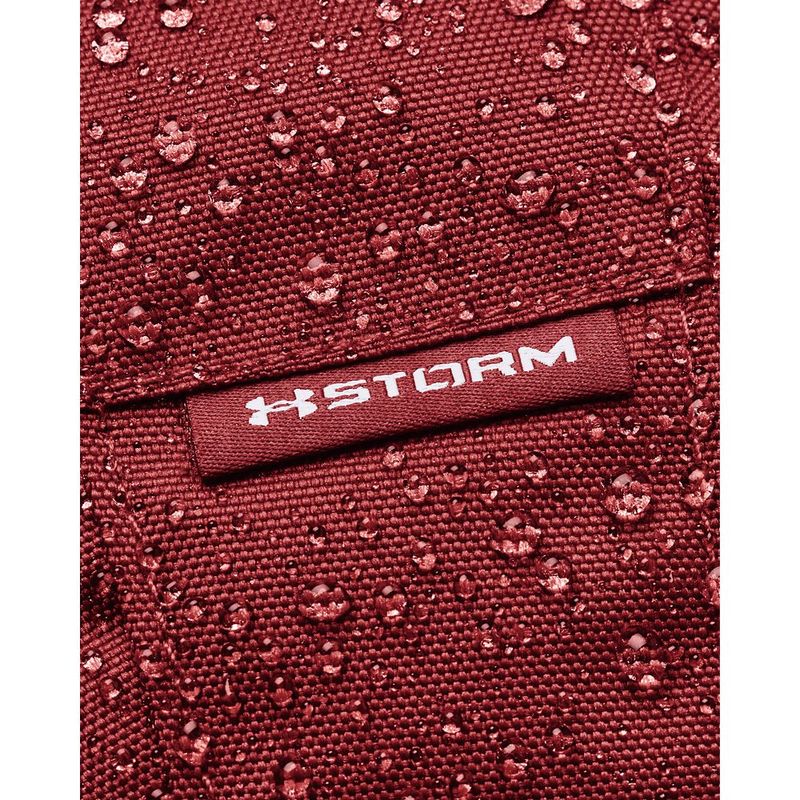 Morral-under-armour-para-hombre-Ua-Hustle-Lite-Backpack-para-entrenamiento-color-rojo.-Reflectores