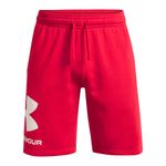 Pantaloneta-under-armour-para-hombre-Ua-Rival-Flc-Big-Logo-Shorts-para-entrenamiento-color-rojo.-Frente-Sin-Modelo