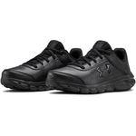 Tenis-under-armour-unisex-Ua-Gs-Assert-8-Ufm-Syn-para-correr-color-negro.-Par-Alineados