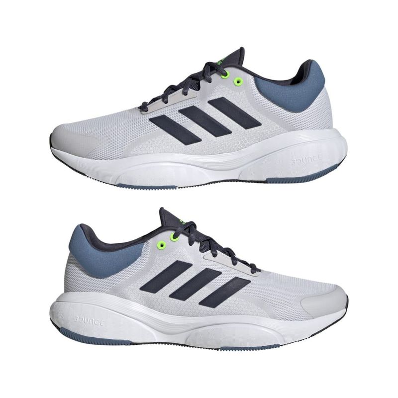 Tenis-adidas-para-hombre-Response-para-correr-color-gris.-Par-Laterales