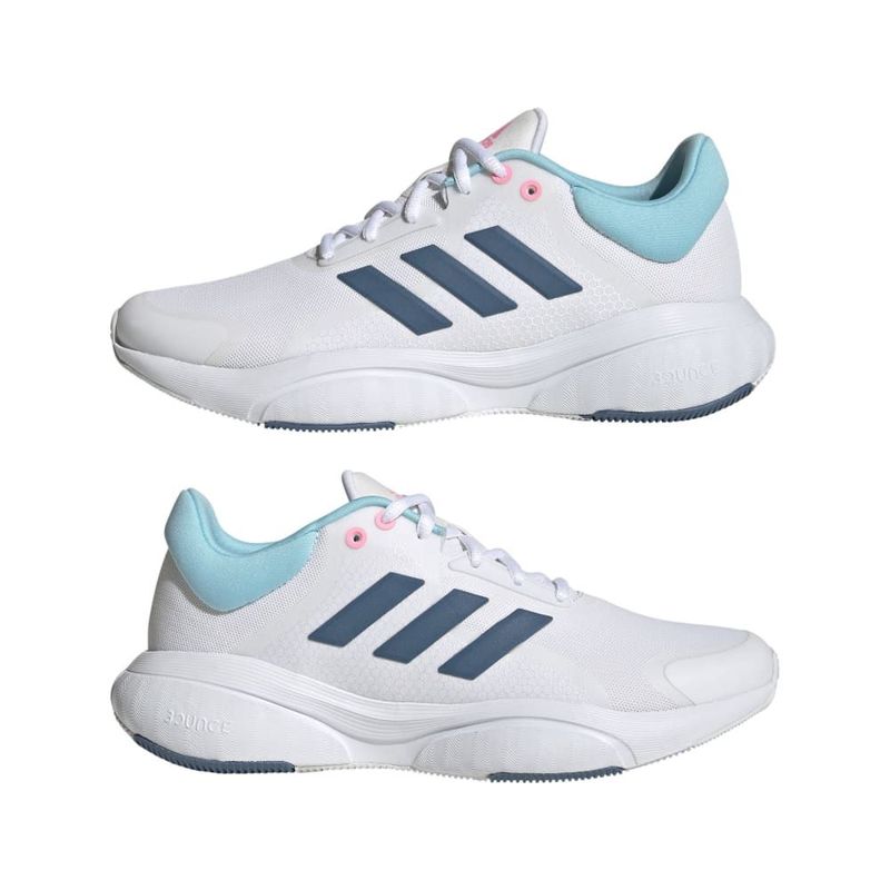 Tenis-adidas-para-mujer-Response-para-correr-color-blanco.-Par-Laterales