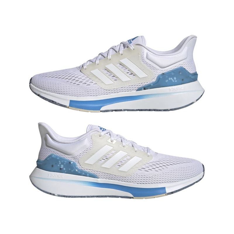 Tenis-adidas-para-hombre-Eq21-Run-para-correr-color-blanco.-Par-Laterales