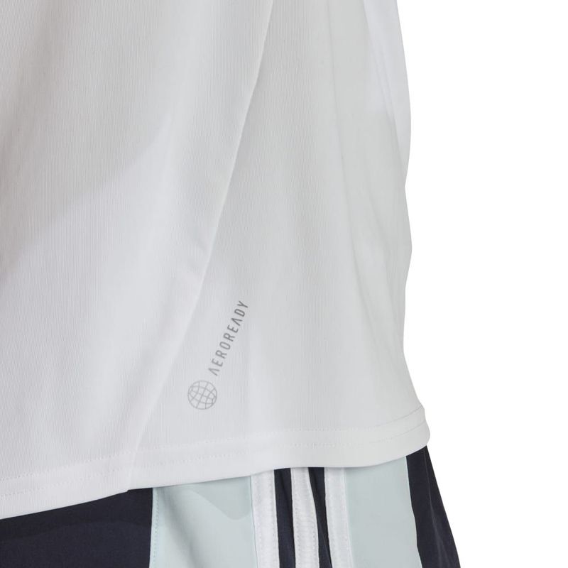 Camiseta-Manga-Corta-adidas-para-mujer-Run-It-Tee-W-para-correr-color-blanco.-Detalle-1