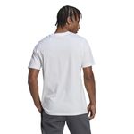 Camiseta-Manga-Corta-adidas-para-hombre-M-Camo-T-para-moda-color-blanco.-Reverso-Sobre-Modelo