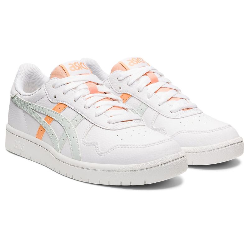 Tenis-asics-para-mujer-Japan-S-para-moda-color-blanco.-Par-Alineados