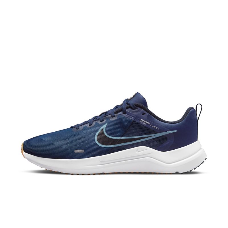 Tenis-nike-para-hombre-Nike-Downshifter-12-para-correr-color-azul.-Lateral-Interna-Izquierda