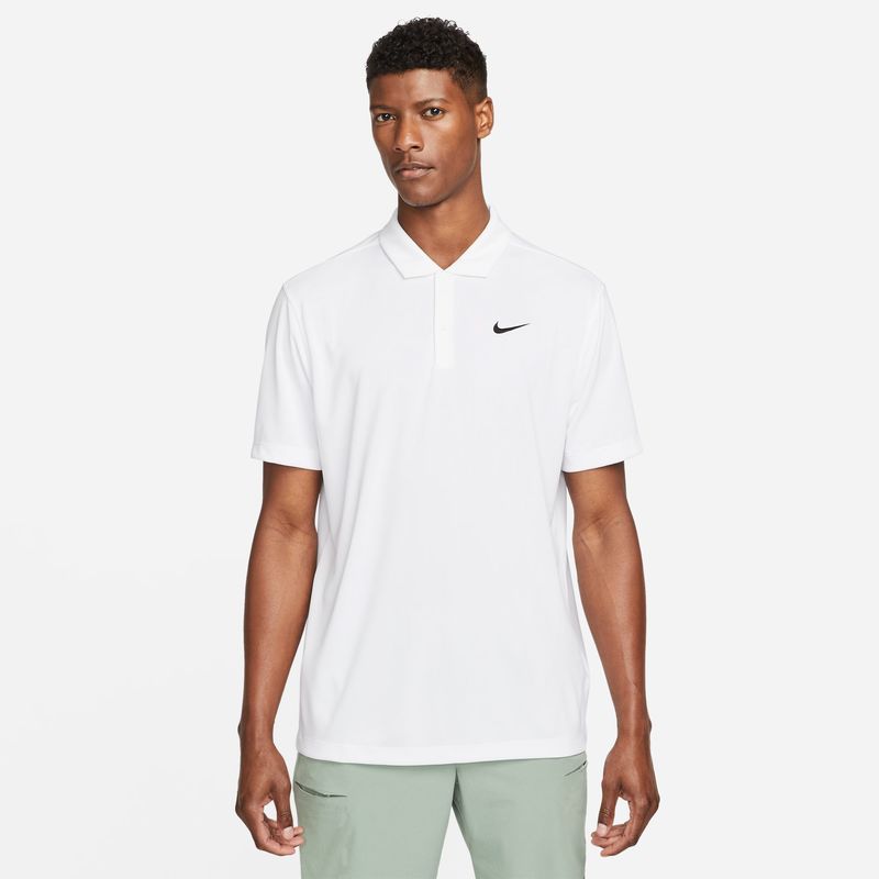 Nike M Nkct Df Polo Solid Camiseta Manga Corta blanco de hombre para tenis Referencia DH0857 100 prochampions