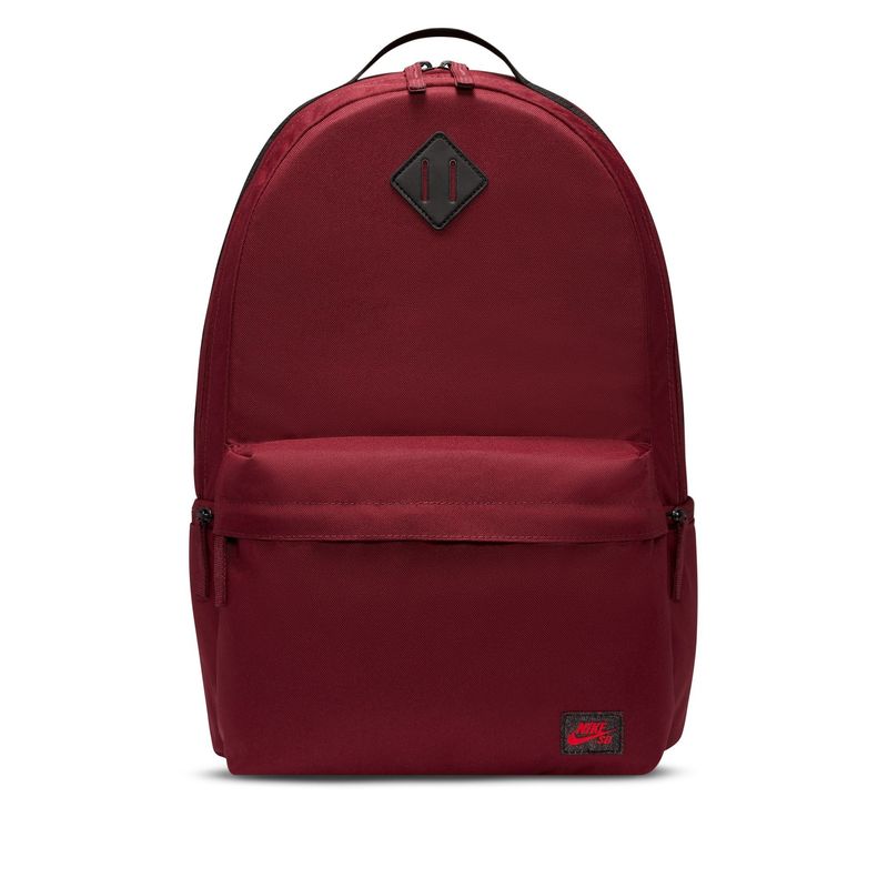 Morral-nike-para-hombre-Nk-Sb-Icon-Bkpk-para-moda-color-rojo.-Frente-Sin-Modelo