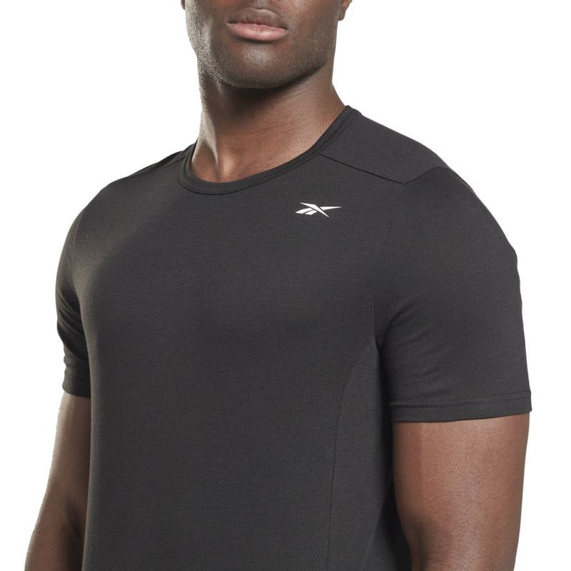 Camiseta-Manga-Corta-reebok-para-hombre-Ts-Speedwick-Athlete-Tee-para-entrenamiento-color-negro.-Detalle-Sobre-Modelo-1