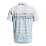 Camiseta-Manga-Corta-under-armour-para-hombre-Ua-Iso-Chill-Psych-Stripe-P-para-golf-color-blanco.-Reverso-Sin-Modelo