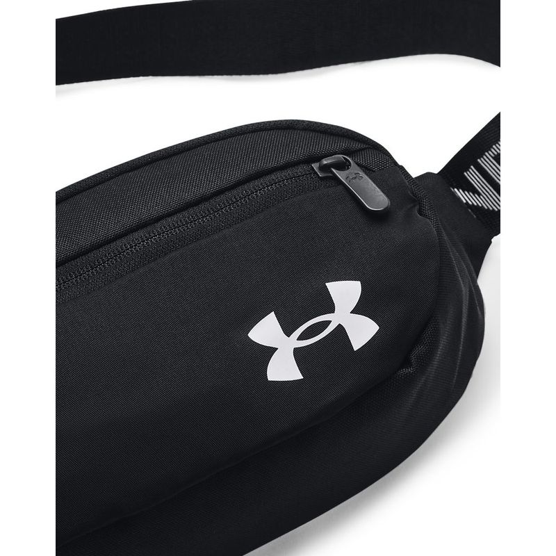 Canguro-under-armour-para-hombre-Ua-Flex-Waist-Bag-para-entrenamiento-color-negro.-Bolsillo-Frontal