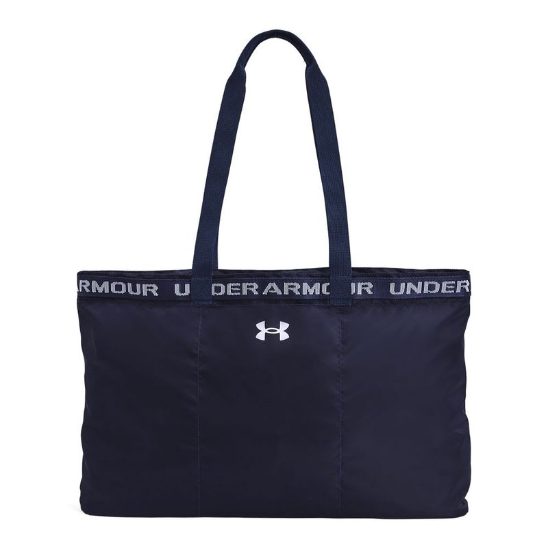 Bolso-under-armour-para-mujer-Ua-Favorite-Tote-para-entrenamiento-color-azul.-Frente-Sin-Modelo