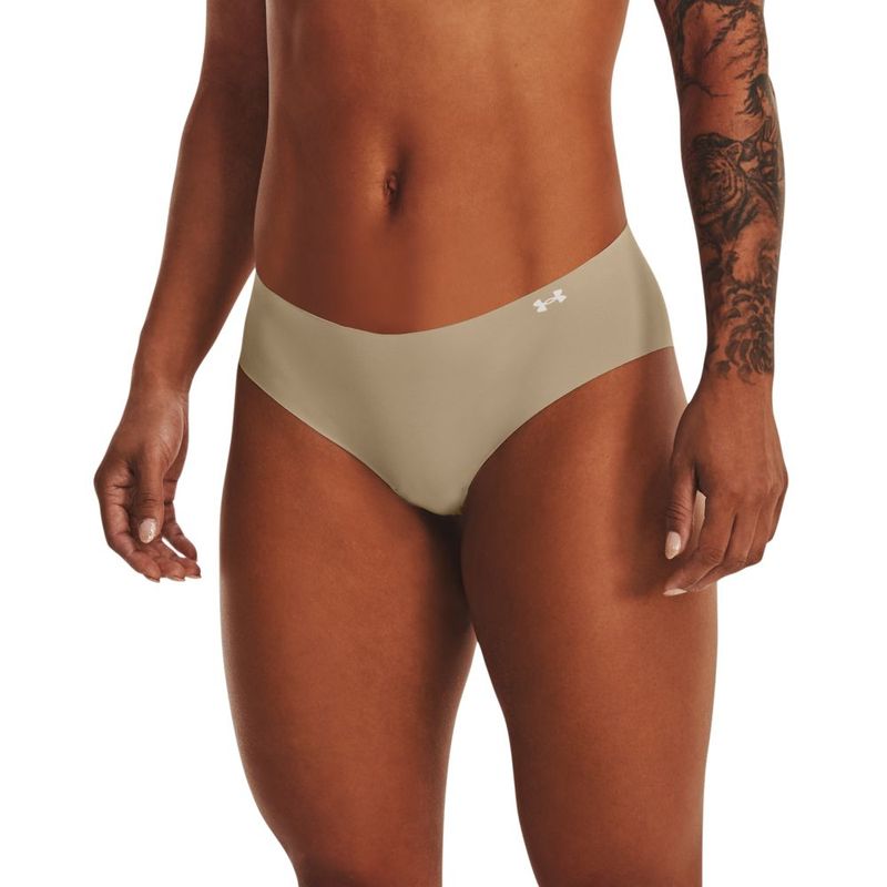 UA Hipster 3Pack Ropa Interior beige de mujer para entrenamiento