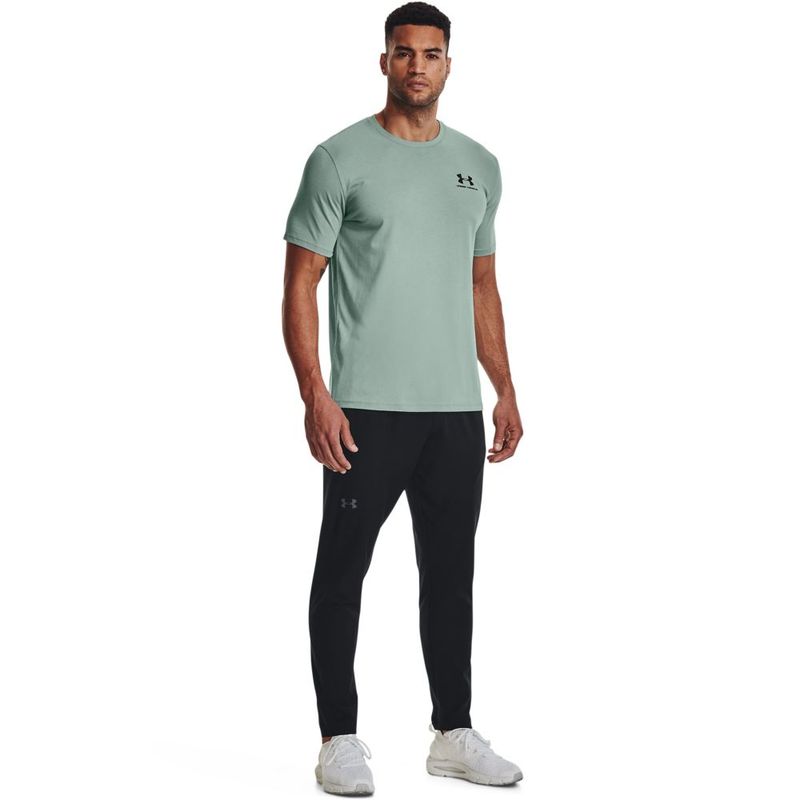 Camiseta-Manga-Corta-under-armour-para-hombre-Ua-Sportstyle-Lc-Ss-para-entrenamiento-color-amarillo.-Outfit-Completo