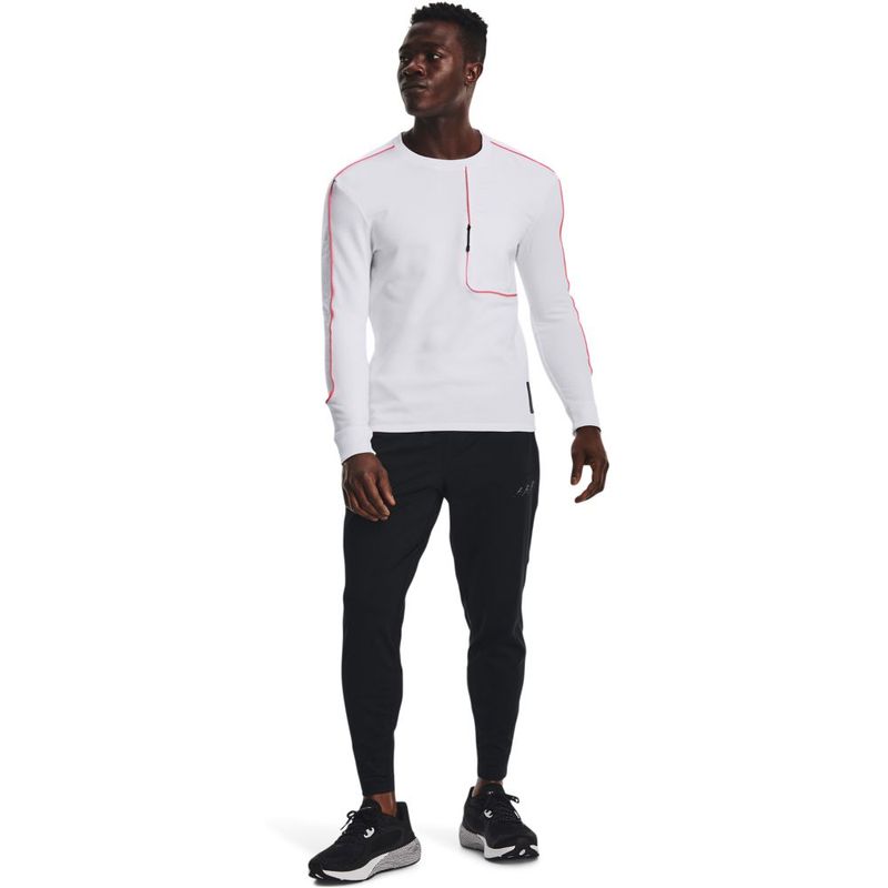 Camiseta-Manga-Larga-under-armour-para-hombre-Ua-Run-Anywhere-Ls-V2-para-correr-color-blanco.-Outfit-Completo