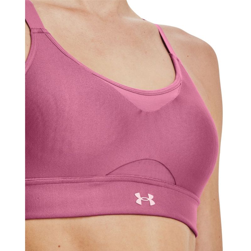 Top-under-armour-para-mujer-Ua-Infinity-Mid-Twist-Back-para-entrenamiento-color-rojo.-Detalle-Sobre-Modelo-1