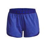 Pantaloneta-under-armour-para-mujer-Play-Up-Twist-Shorts-3.0-para-entrenamiento-color-azul.-Frente-Sin-Modelo