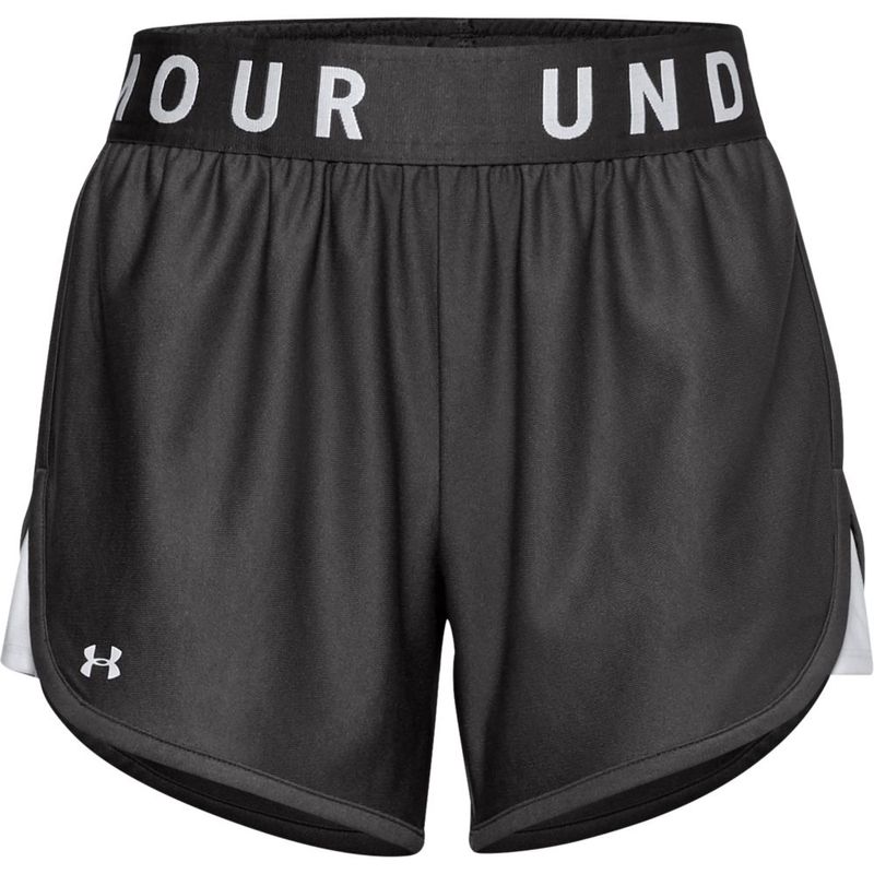 Pantaloneta-under-armour-para-mujer-Play-Up-5In-Shorts-para-entrenamiento-color-negro.-Frente-Sin-Modelo