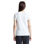Camiseta-Manga-Corta-under-armour-para-mujer-Live-Sportstyle-Graphic-Ssc-para-entrenamiento-color-blanco.-Reverso-Sobre-Modelo