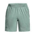Pantaloneta-under-armour-para-hombre-Ua-Launch-7-Short-para-correr-color-blanco.-Frente-Sin-Modelo