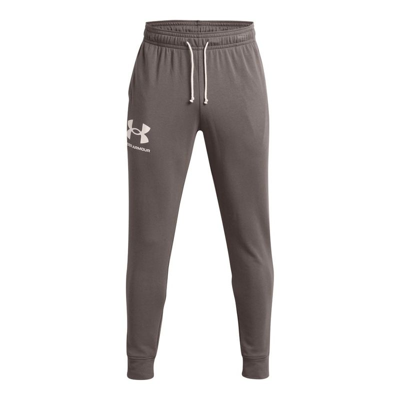 Pantalon-under-armour-para-hombre-Ua-Rival-Terry-Jogger-para-entrenamiento-color-blanco.-Frente-Sin-Modelo