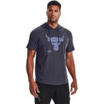 Camiseta-Manga-Corta-under-armour-para-hombre-Ua-Pjt-Rock-Terry-Ss-Hd-para-entrenamiento-color-morado.-Frente-Sobre-Modelo