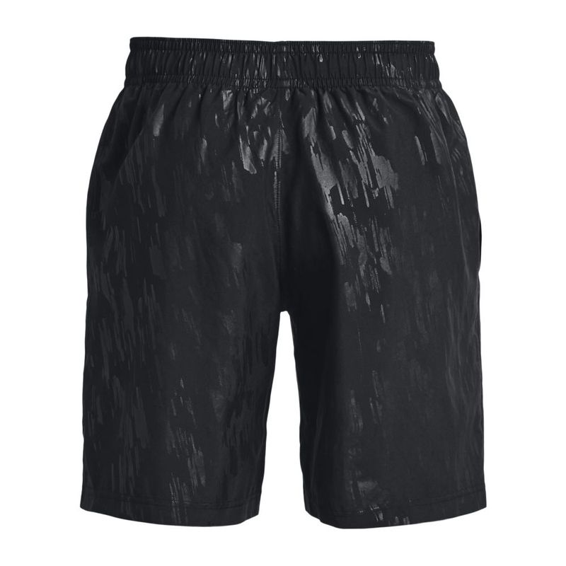 Pantaloneta-under-armour-para-hombre-Ua-Woven-Emboss-Shorts-para-entrenamiento-color-negro.-Reverso-Sin-Modelo