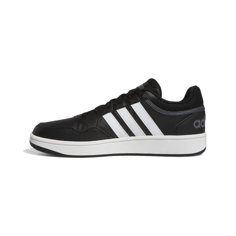 Tenis-adidas-para-hombre-Hoops-3.0-para-moda-color-negro.-Lateral-Interna-Izquierda