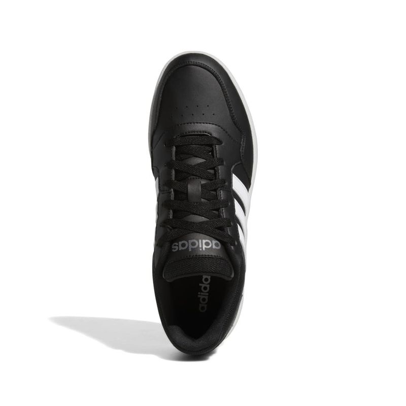 Tenis-adidas-para-hombre-Hoops-3.0-para-moda-color-negro.-Capellada