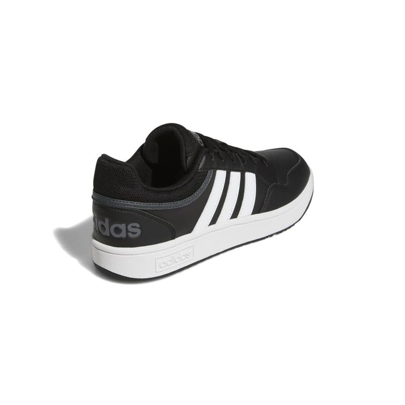 Tenis-adidas-para-hombre-Hoops-3.0-para-moda-color-negro.-Talon