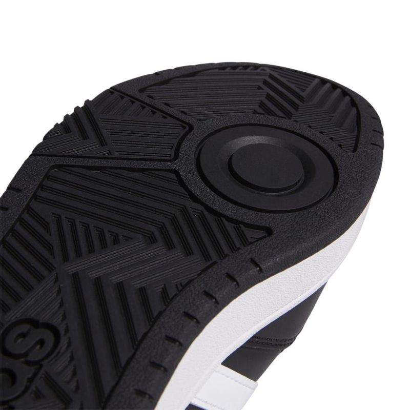 Tenis-adidas-para-hombre-Hoops-3.0-para-moda-color-negro.-Detalle-2