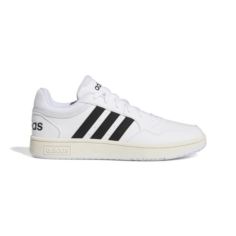 Tenis-adidas-para-hombre-Hoops-3.0-para-moda-color-blanco.-Lateral-Externa-Derecha