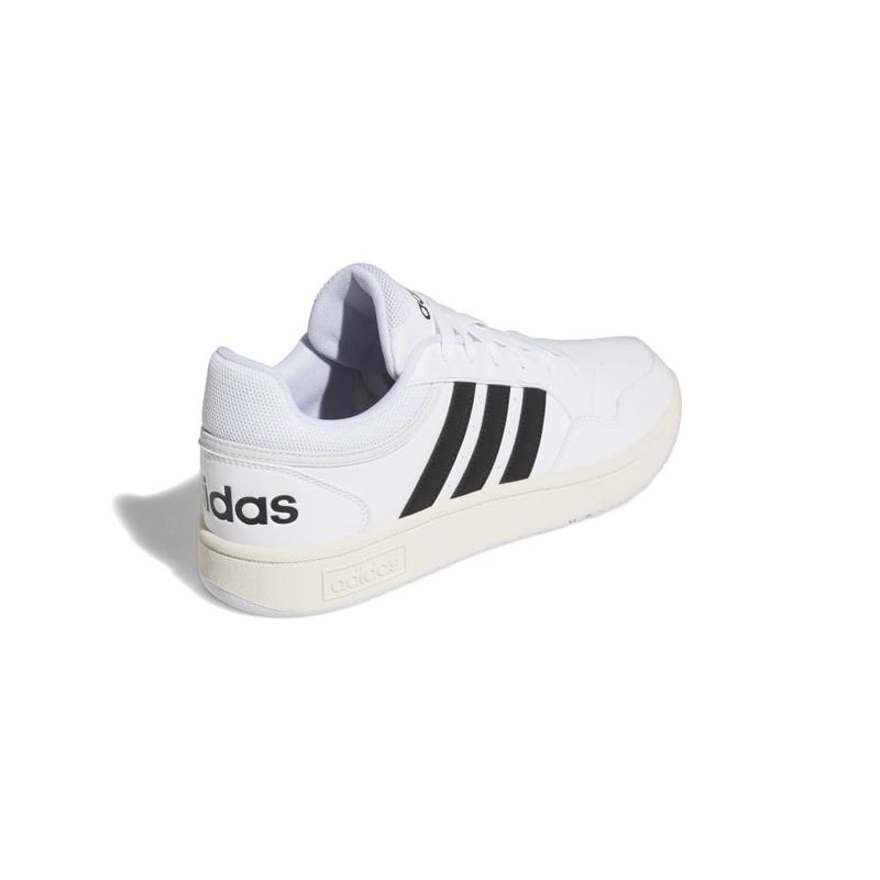 Tenis-adidas-para-hombre-Hoops-3.0-para-moda-color-blanco.-Talon