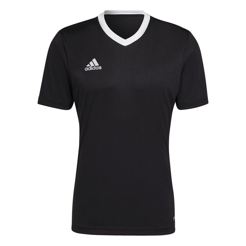 Camiseta-Manga-Corta-adidas-para-hombre-Ent22-Jsy-para-futbol-color-negro.-Frente-Sin-Modelo