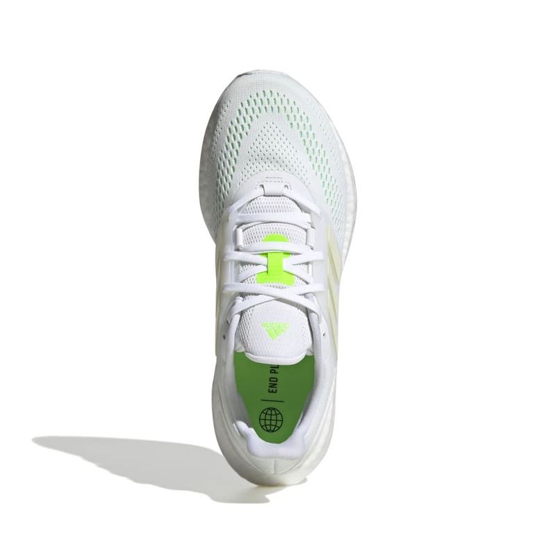Tenis-adidas-para-hombre-Pureboost-22-para-correr-color-blanco.-Capellada