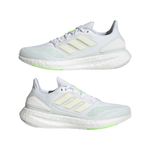 Tenis-adidas-para-hombre-Pureboost-22-para-correr-color-blanco.-Par-Laterales