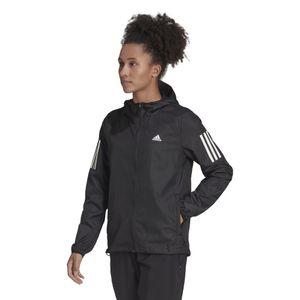 Adidas Otr Windbreaker Chaqueta negro de mujer para correr