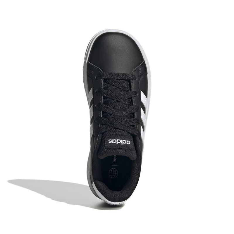 Adidas Grand Court 2.0 K Tenis negro de nino lifestyle Referencia GW6503 prochampions