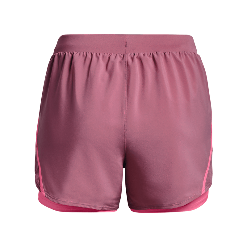 Pantaloneta-under-armour-para-mujer-Ua-Fly-By-2.0-2N1-Short-para-correr-color-rosado.-Reverso-Sin-Modelo