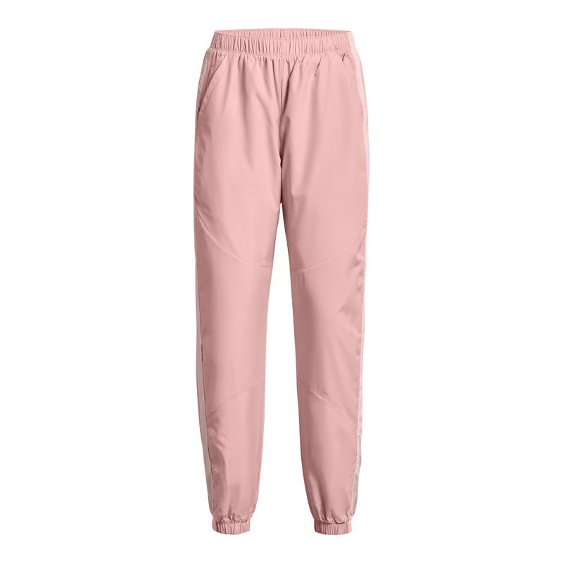 Pantalon-under-armour-para-mujer-Ua-Rush-Woven-Pant-para-entrenamiento-color-rosado.-Frente-Sin-Modelo