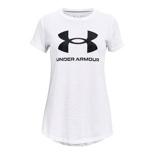 UA E Sportstyle Graphic Ss Camiseta Manga Corta blanco de niña lifestyle
